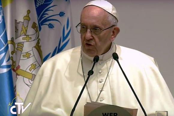 El Papa en el Programa Mundial de Alimentos (ONU): "La miseria tiene un rostro, no es un dato más"