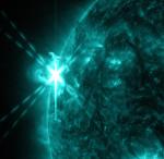 universo, /, cosmos, tormenta, solar, de, rayos, x, activa, a, nuestra, estrella