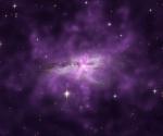 Choque de dos galaxias se esconde bajo una nube de gas